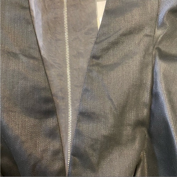 NWOT 7 For All Mankind Black Jumpsuit with Ruffle Sleeves Size Small - Picture 8 of 8